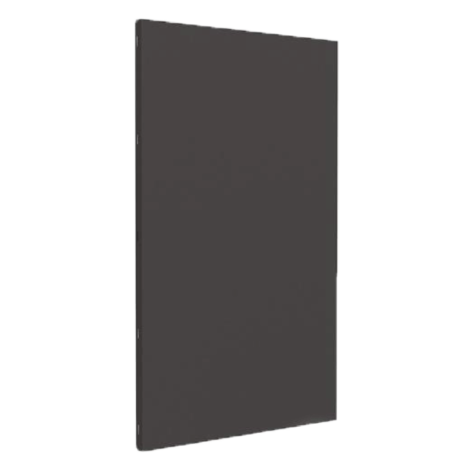 Plaque de protection murale noir DIXNEUF Unie l.81 cm x H.120 cm